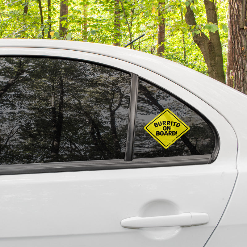 Burrito On Board Sticker