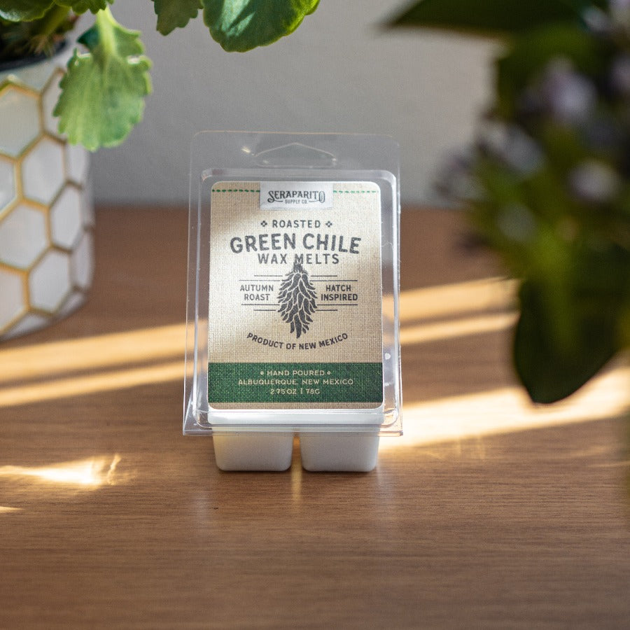 Green Chile wax melt. New Mexican Green Chile candle melts