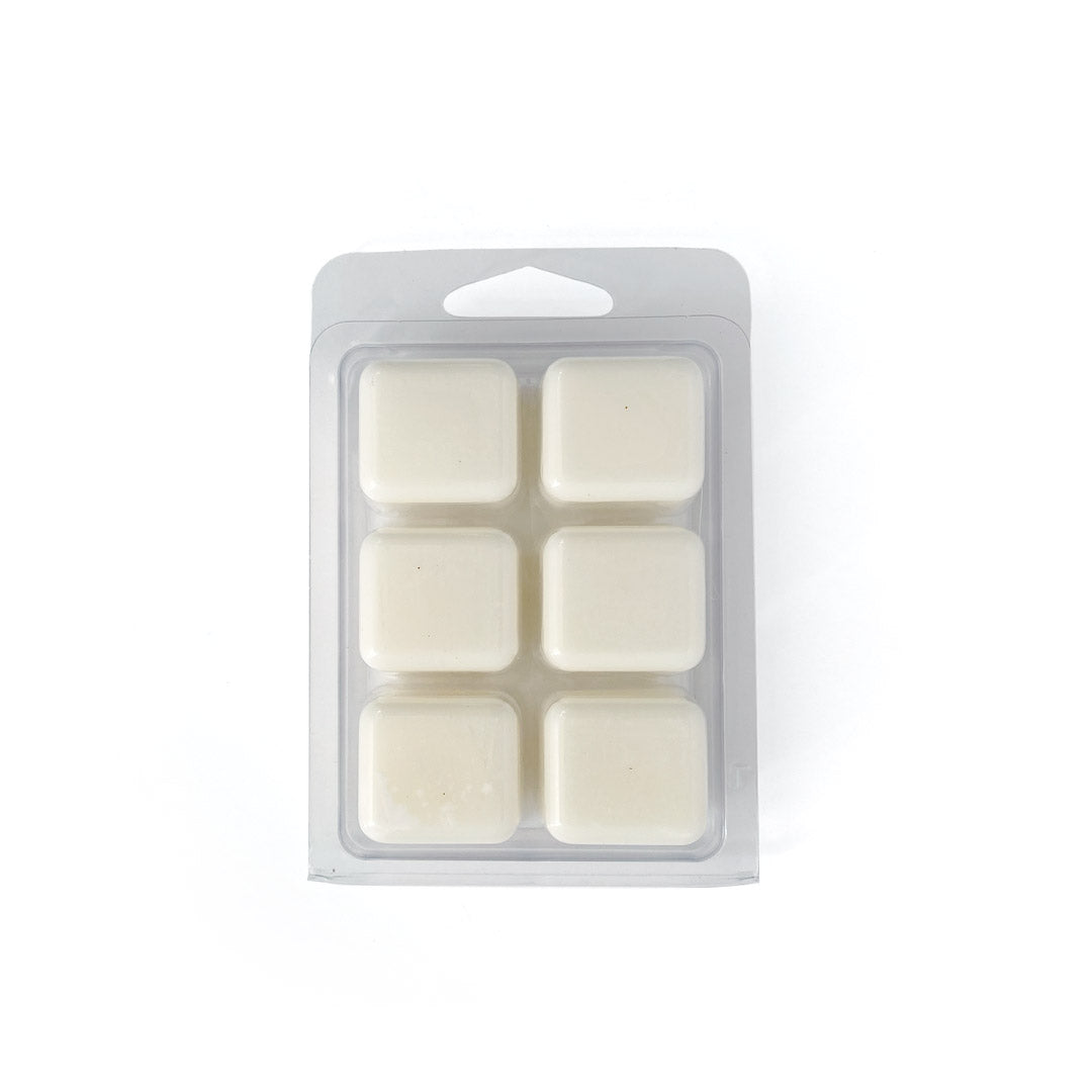 Back of biscochito wax melts scented as biscochito cookies