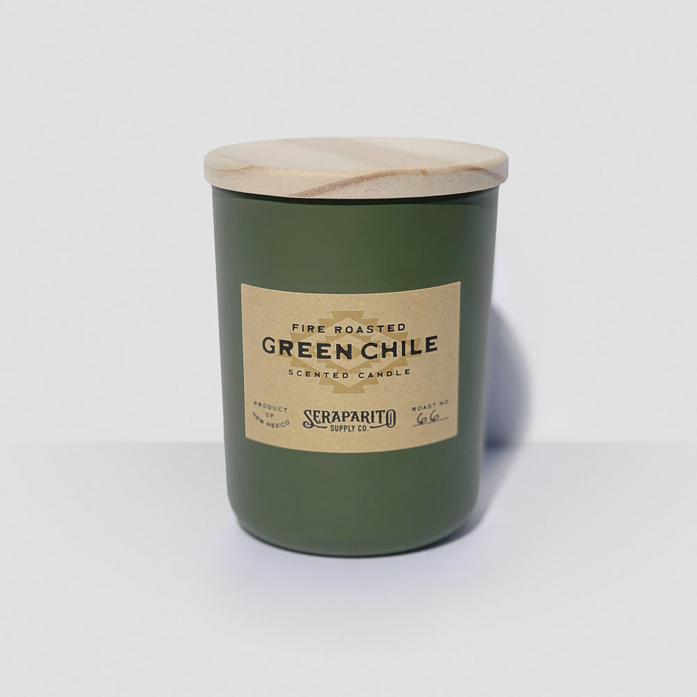 New Mexican Green Chile Candle. Hatch Green Chile scented candle