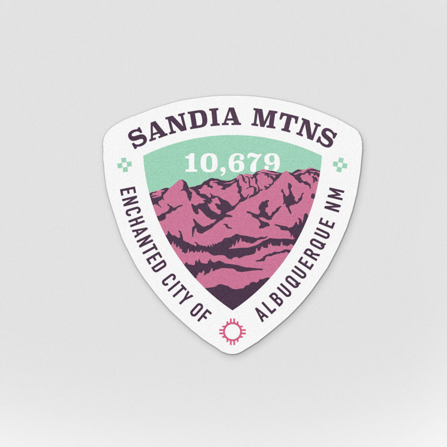 Sandia Mountains Sticker
